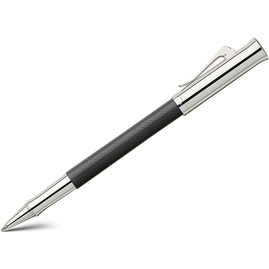 Graf Von Faber-Castell Guilloche Black Rollerball Pen-Pen Boutique Ltd