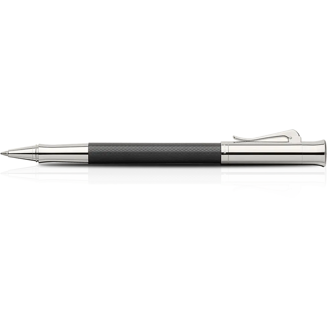 Graf Von Faber-Castell Guilloche Black Rollerball Pen-Pen Boutique Ltd