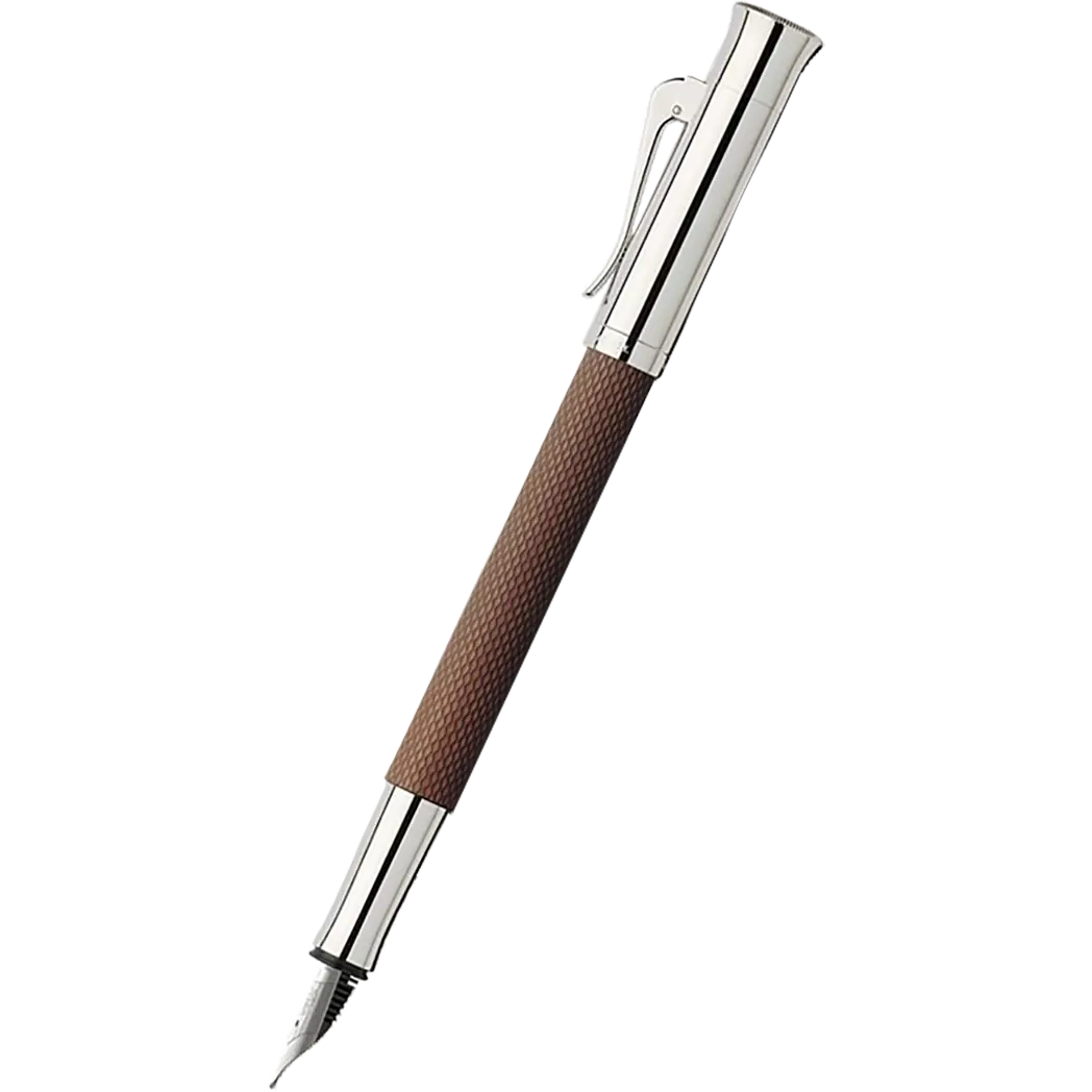 Graf Von Faber-Castell Guilloche Cognac Fountain Pen-Pen Boutique Ltd