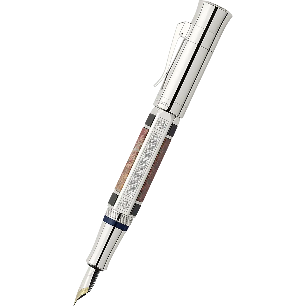 Graf Von Faber-Castell Pen of the Year 2014 PLATINUM Fountain Pen-Pen Boutique Ltd