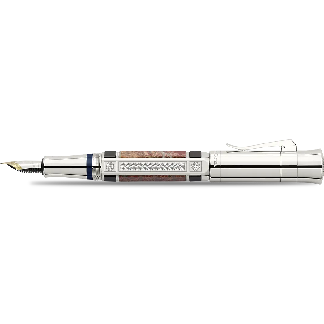 Graf Von Faber-Castell Pen of the Year 2014 PLATINUM Fountain Pen-Pen Boutique Ltd