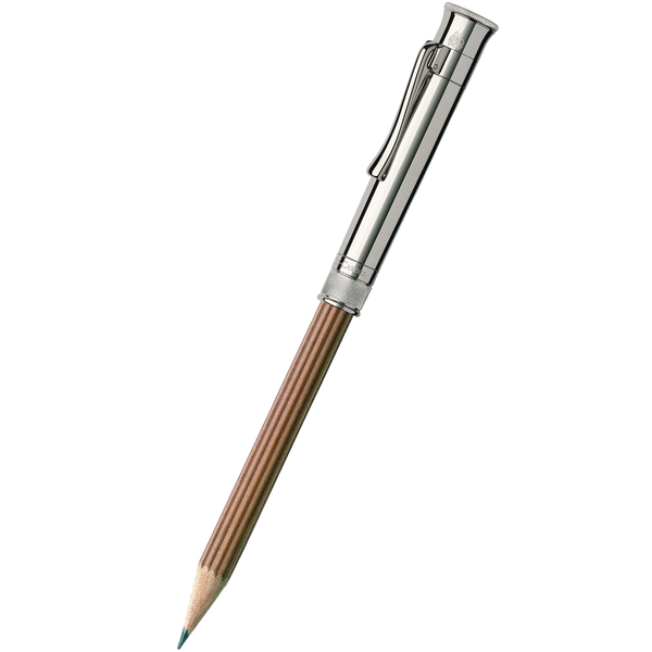 Graf Von Faber-Castell Perfect Pencil, Platinum Plated Cap, Brown-Pen Boutique Ltd