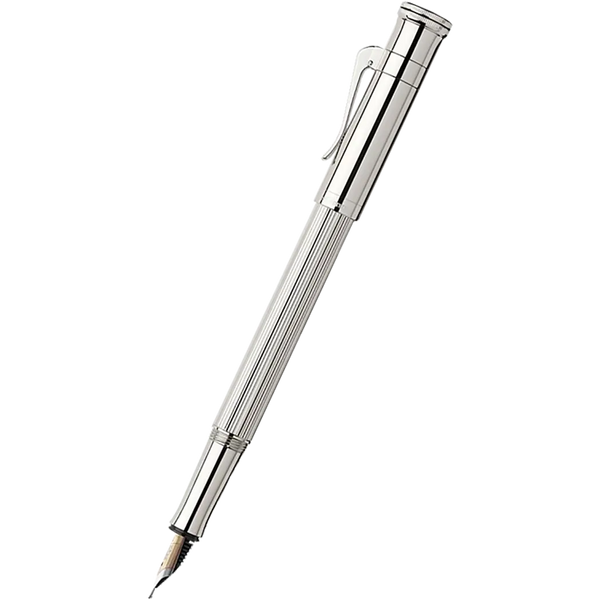 Graf Von Faber-Castell Sterling Silver Classic Fountain Pen-Pen Boutique Ltd
