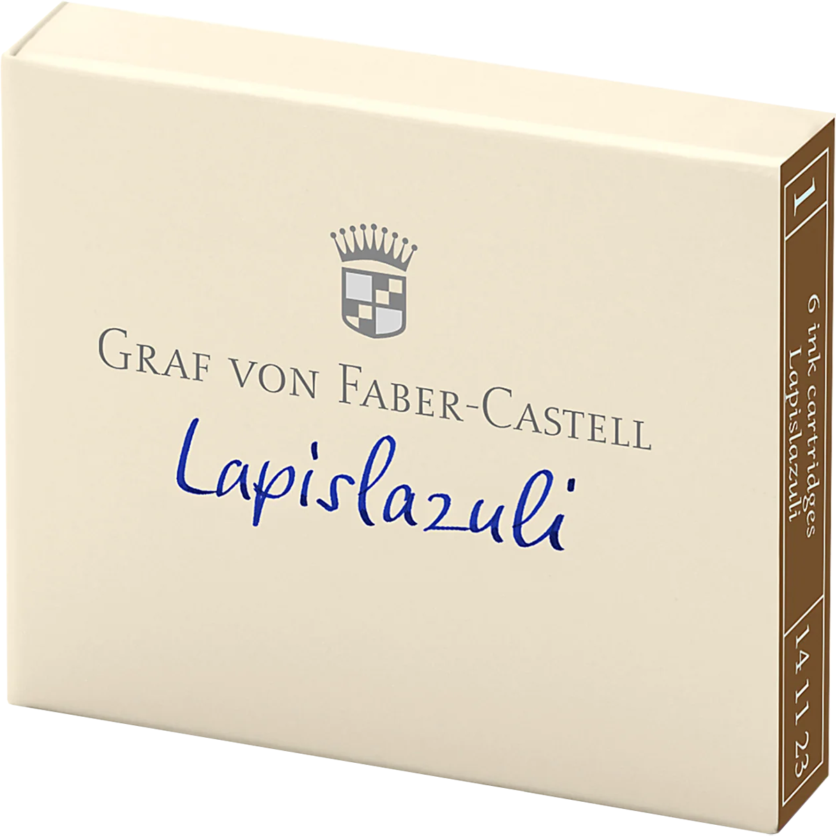Graf Von Faber-Castell Lapis Lazuli Ink cartridges Box/6-Pen Boutique Ltd
