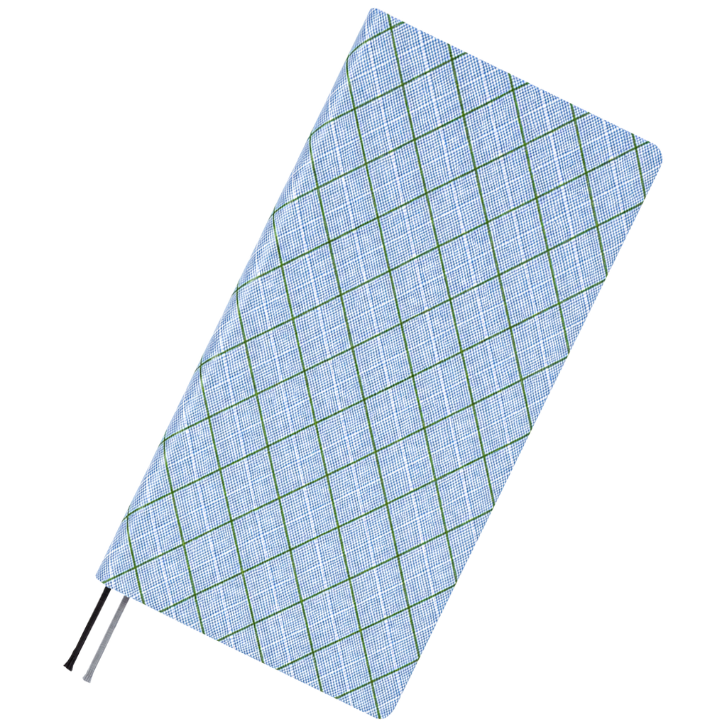 Hobonichi 2027 Light Hard Cover English Book - Shirt Fabric: Graph Plaid - Tall & Slim (Weeks - January Start)-Pen Boutique Ltd
