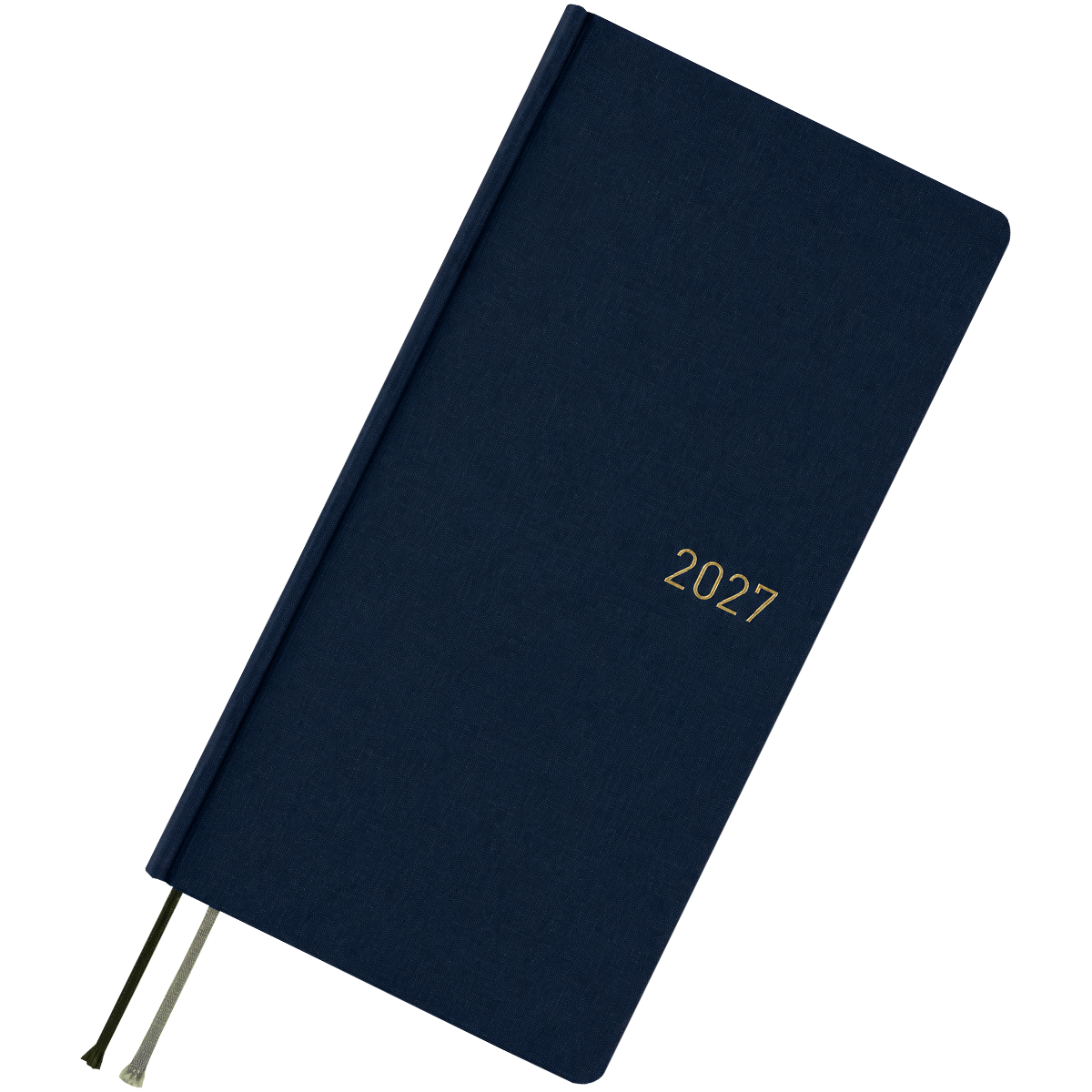 Hobonichi 2027 Light Hardcover Book - Colors: Midnight Blue - Tall & Slim (Weeks - Janaury Start)-Pen Boutique Ltd