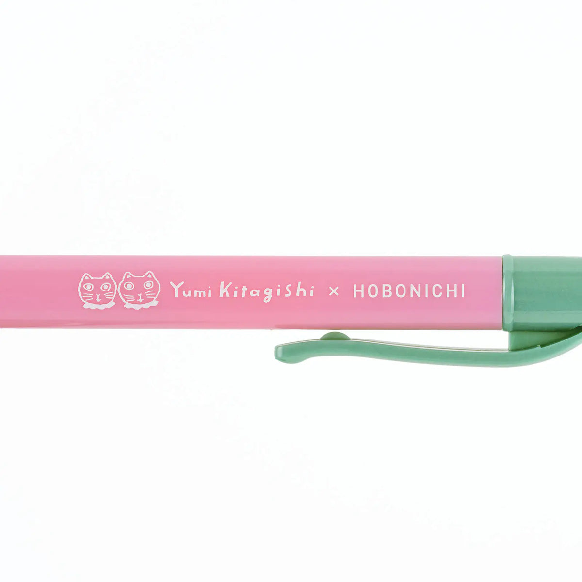 Hobonichi Ballpoint Pen - Yumi Kitagishi: White Cat Bunny - Pen Boutique Ltd
