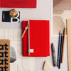Hobonichi Cousin 2027 English Book & Cover - Tragen: Red - A6-Pen Boutique Ltd