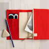 Hobonichi Cousin 2027 English Book & Cover - Tragen: Red - A6-Pen Boutique Ltd