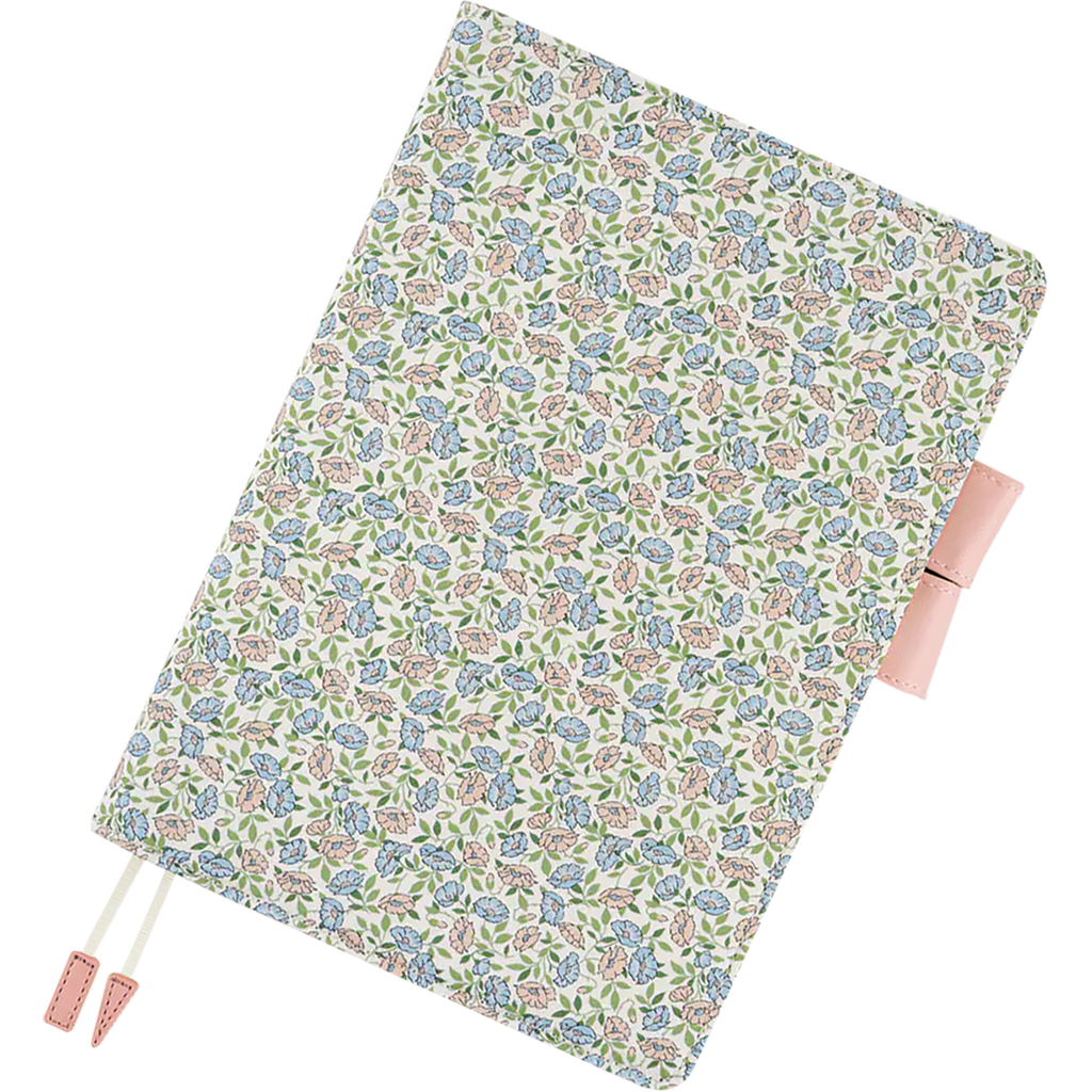Hobonichi Cousin Japanese Book & Cover - Liberty Fabrics: Sasha Kiora - A5 (April Start) - Pen Boutique Ltd