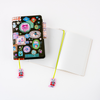 Hobonichi Embroidered Bookmark - Yumi Kitagishi - White Cat-Pen Boutique Ltd