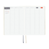 Hobonichi Hard Cover English Book - Slash (Ivory) & HON Stamped - A5 (January Start)-Pen Boutique Ltd