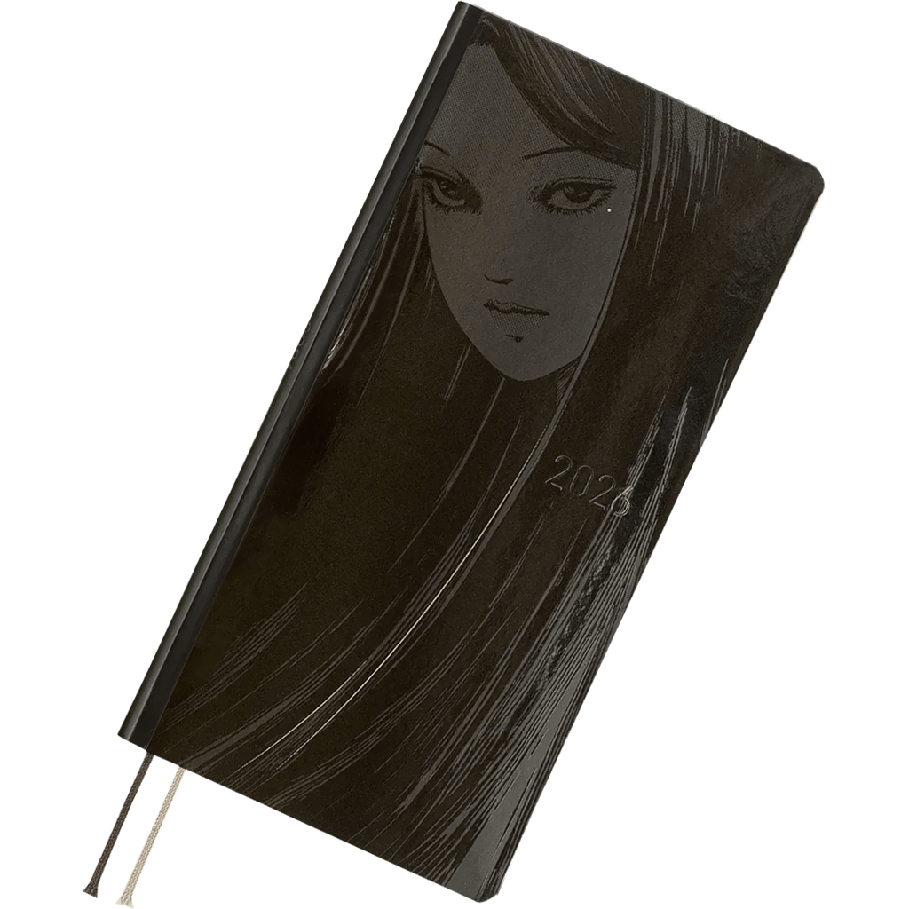 Hobonichi Hard Cover Japanese Book - Junji Ito: Tomie - Haunting Beauty - Tall & Slim (Weeks - April Start) - Pen Boutique Ltd