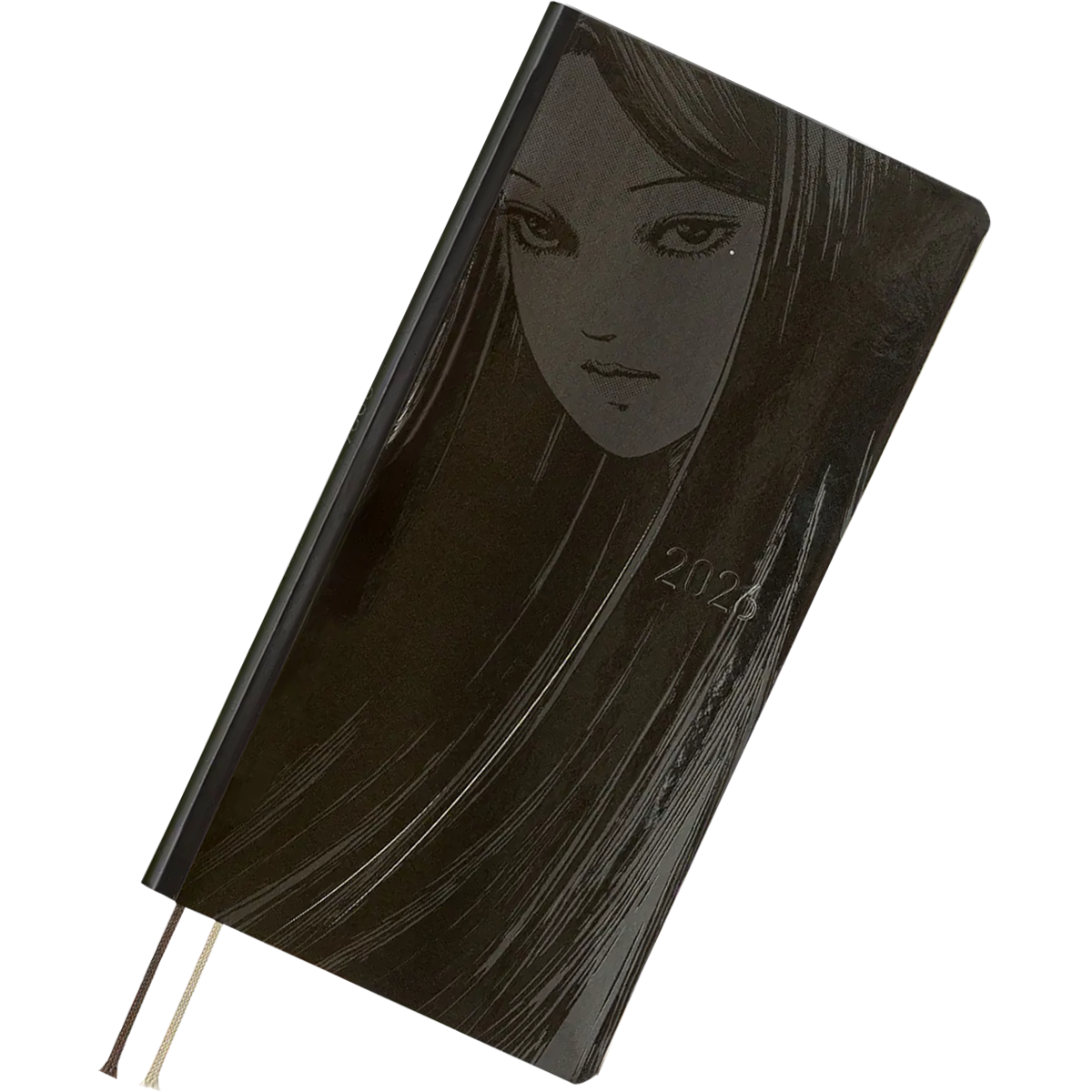 Hobonichi Hard Cover Japanese Book - Junji Ito: Tomie - Haunting Beauty - Tall & Slim (Weeks - April Start)-Pen Boutique Ltd