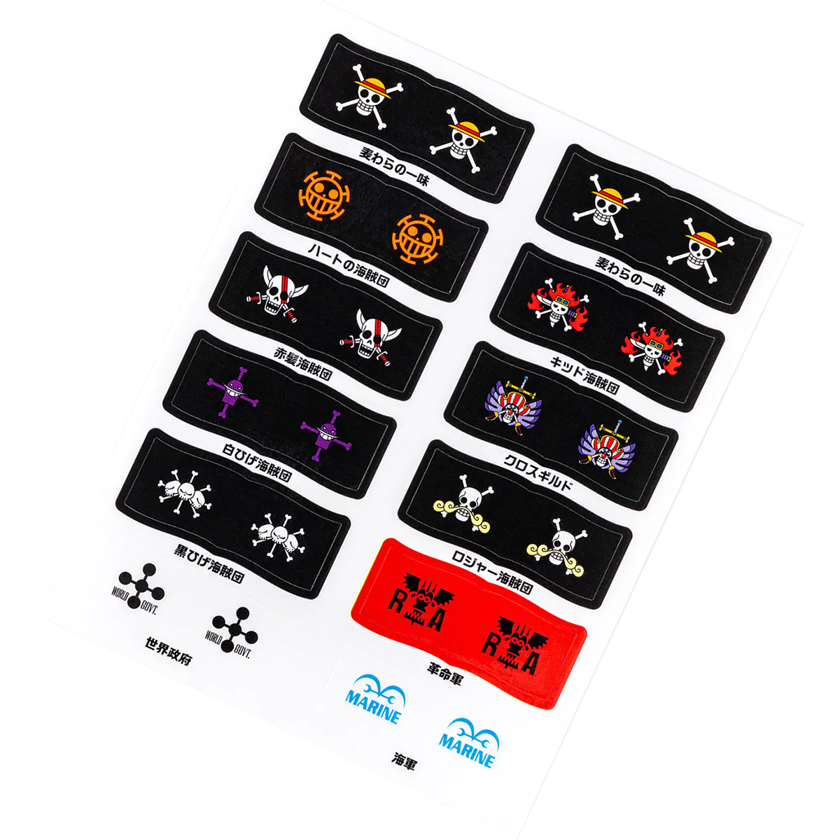 Hobonichi Index Stickers - ONE PIECE Magazine: Pirate Flag-Pen Boutique Ltd
