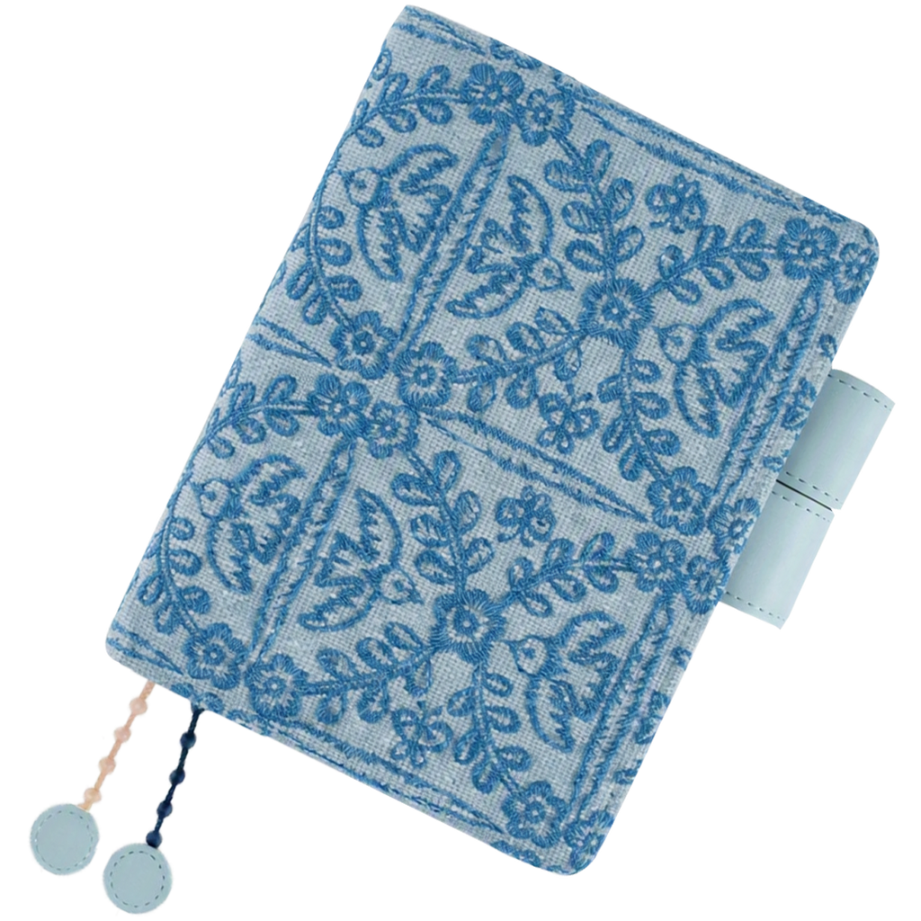 Hobonichi Japanese 2027 Book & Cover - Minä Perhonen: Felice (Blue) - A6-Pen Boutique Ltd