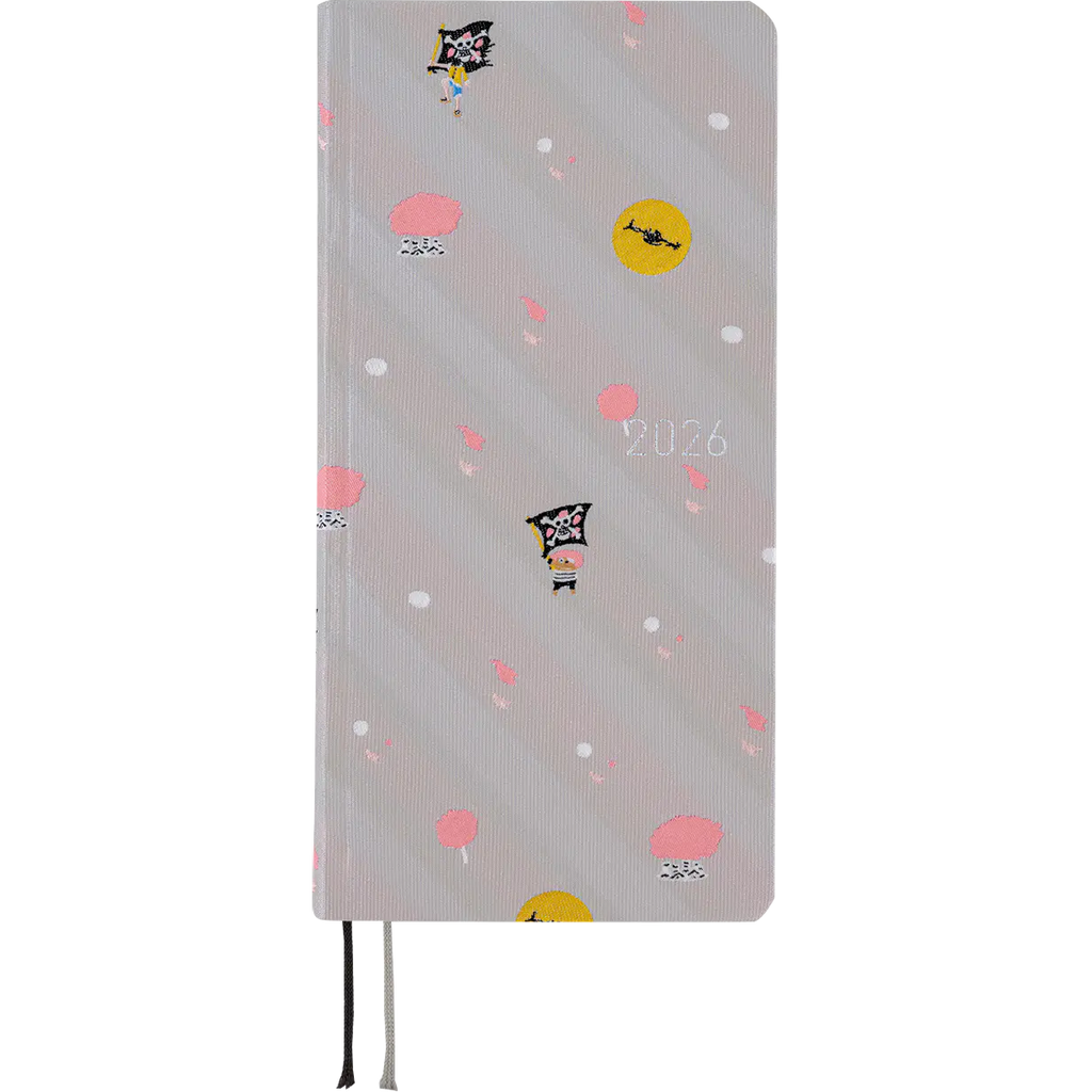 Hobonichi Light Hard Cover Japanese Book - ONE PIECE Magazine: Hiriluk’s Cherry Blossoms - Tall & Slim (Weeks - January Start)-Pen Boutique Ltd
