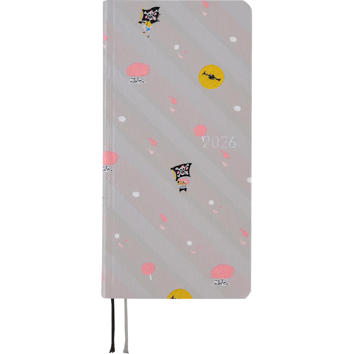 Hobonichi Light Hard Cover Japanese Book - ONE PIECE Magazine: Hiriluk’s Cherry Blossoms - Tall & Slim (Weeks - January Start)-Pen Boutique Ltd