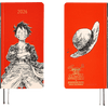 Hobonichi Light Hard Cover Japanese Book - ONE PIECE Magazine: Straw Hat Luffy - Red - Tall & Slim (Weeks - April Start) - Pen Boutique Ltd