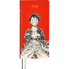 Hobonichi Light Hard Cover Japanese Book - ONE PIECE Magazine: Straw Hat Luffy - Red - Tall & Slim (Weeks - April Start) - Pen Boutique Ltd