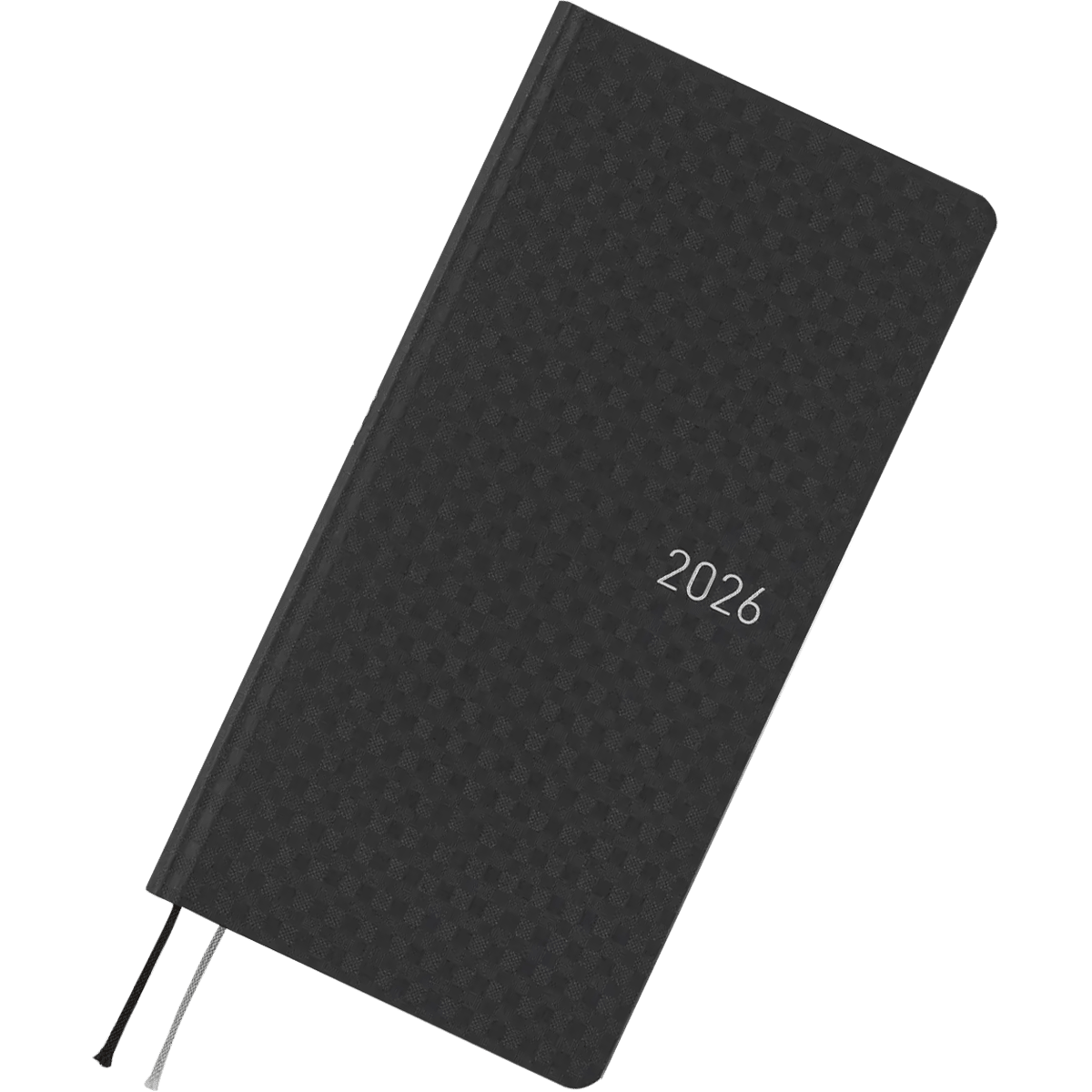 Hobonichi Light Hard Cover Japanese Book - Paper Series: Black Gingham - Tall & Slim (Weeks - April Start) - Pen Boutique Ltd