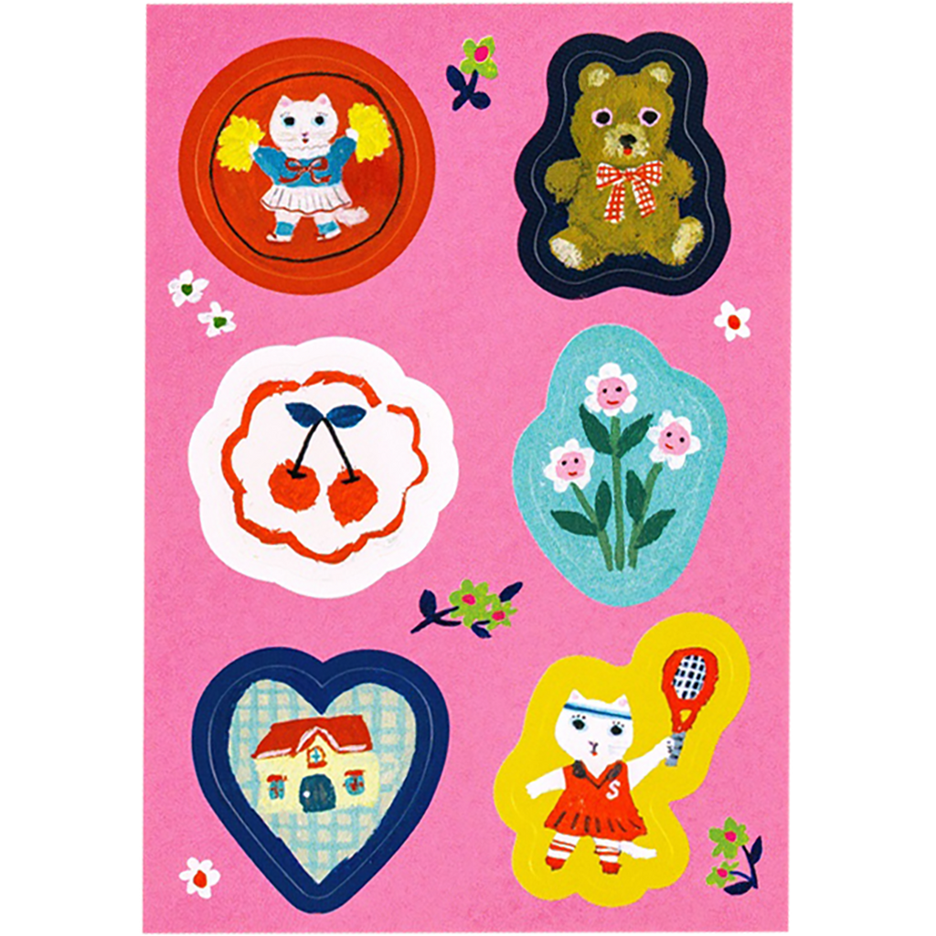 Hobonichi Mini Letter Set - Yumi Kitagishi: White Cat-Pen Boutique Ltd