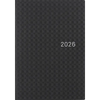 Hobonichi Paper Cover English Book - Paper Series: Black Gingham & HON Stamped - A6 (January Start)-Pen Boutique Ltd