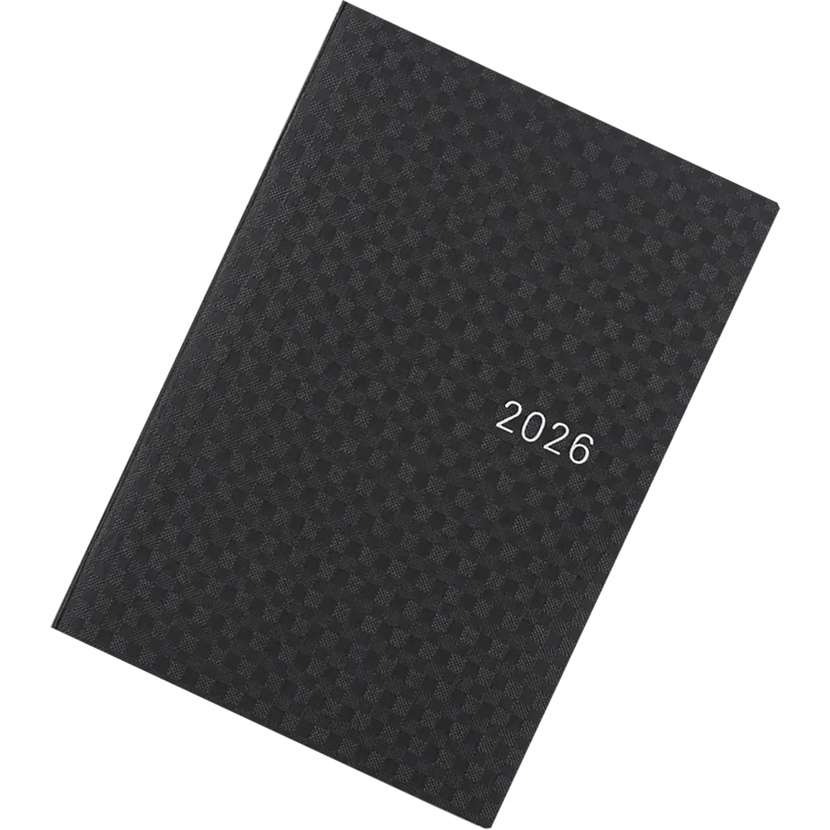 Hobonichi Paper Cover English Book - Paper Series: Black Gingham & HON Stamped - A6 (January Start)-Pen Boutique Ltd