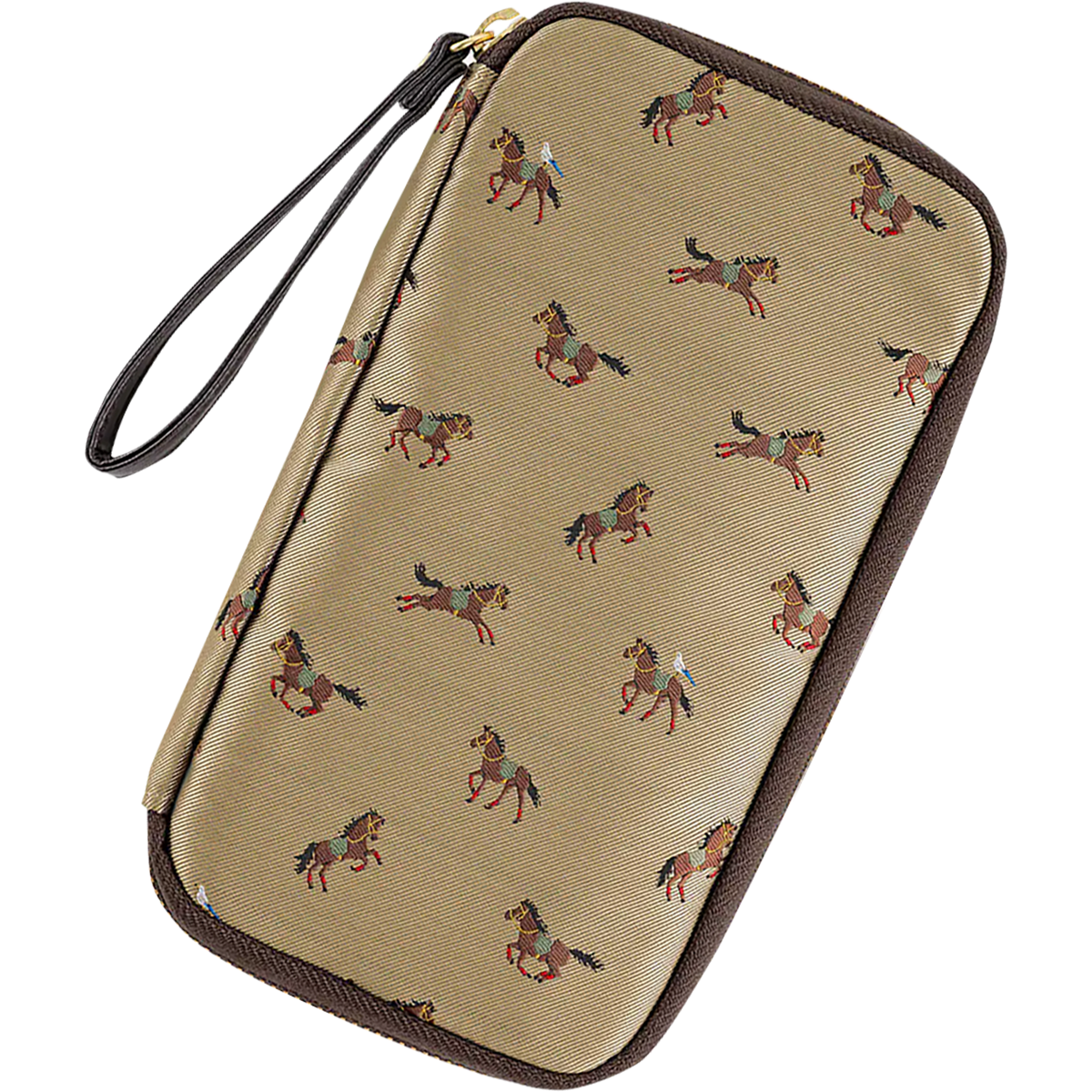 Hobonichi Small Drawer Pouch - Bow & Tie: Galloping Horses-Pen Boutique Ltd