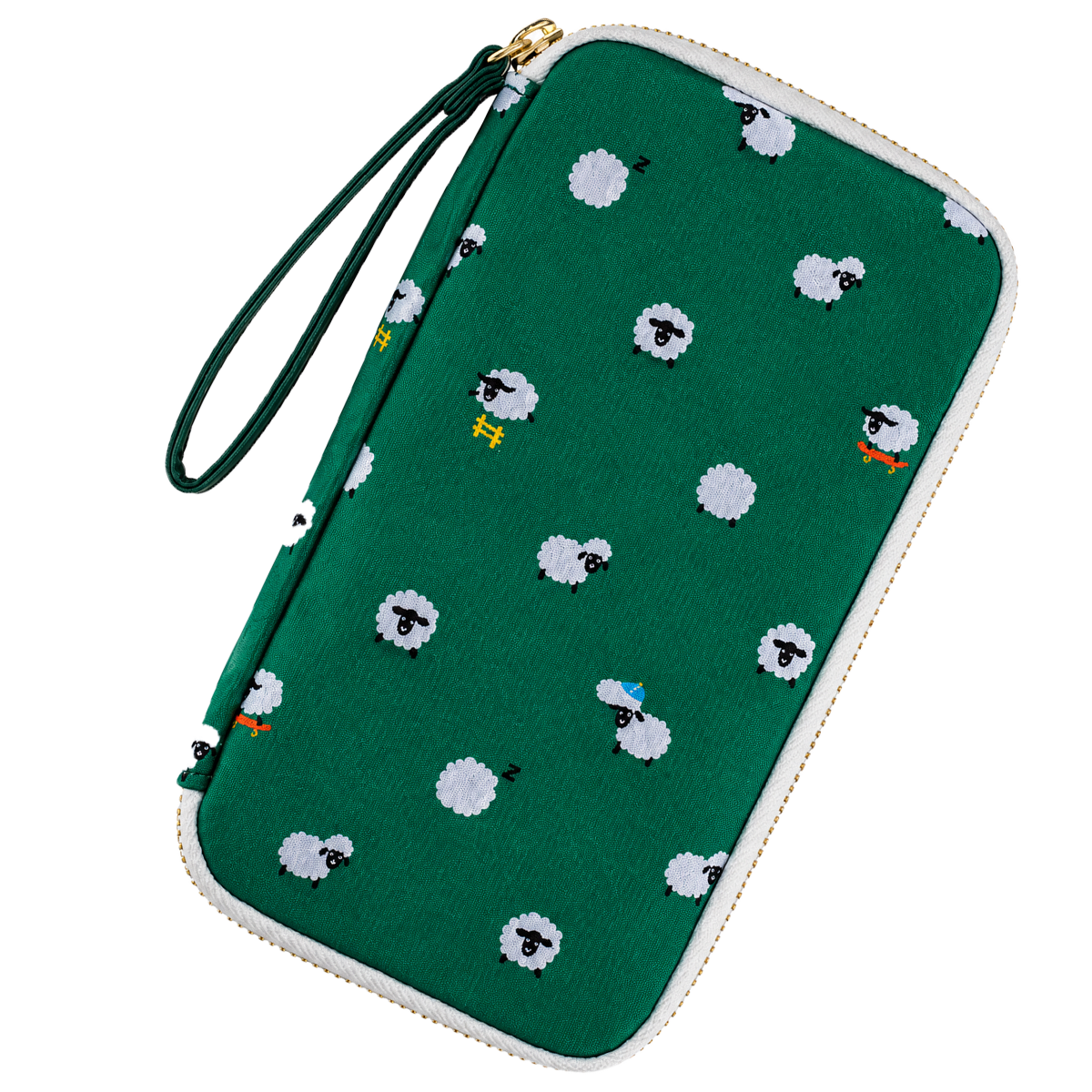 Hobonichi Small Drawer Pouch - Bow & Tie: Sheep Sheep Sheep-Pen Boutique Ltd