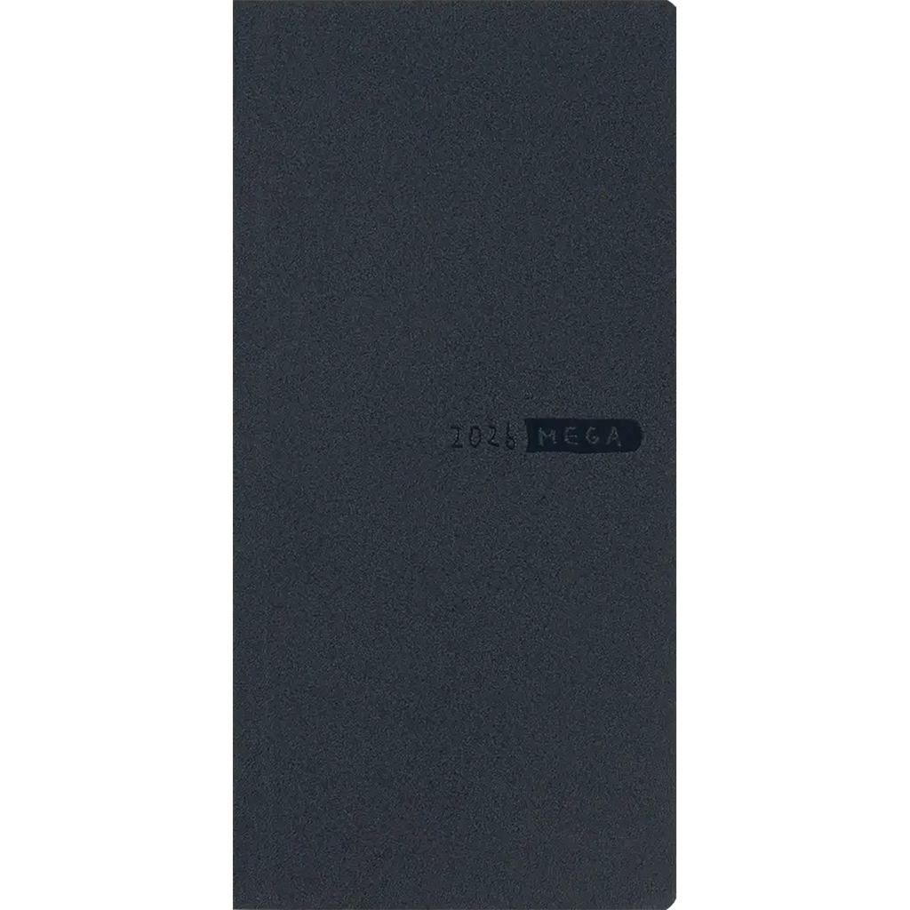 Hobonichi Soft Cover Mega English Book - Sneaker: Indigo Black - Tall & Slim (Weeks - January Start)-Pen Boutique Ltd