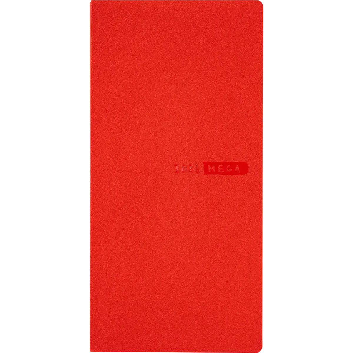 Hobonichi Soft Cover Mega English Book - Sneaker: Tomato Red - Tall & Slim (Weeks - January Start)-Pen Boutique Ltd