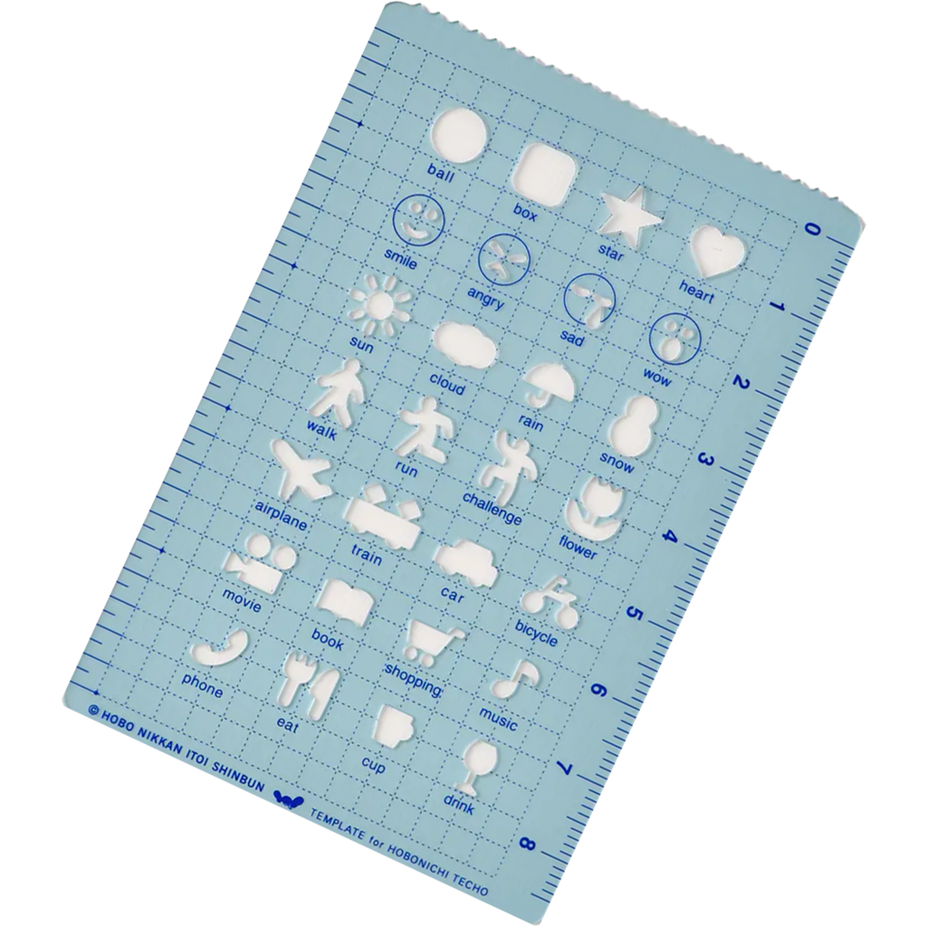 Hobonichi Stencil - Activities-Pen Boutique Ltd