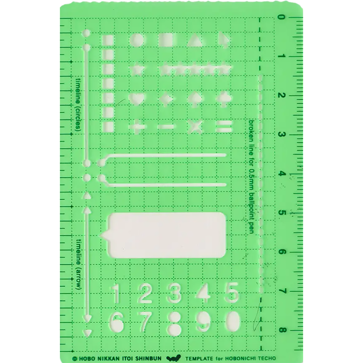 Hobonichi Stencil - Basic-Pen Boutique Ltd