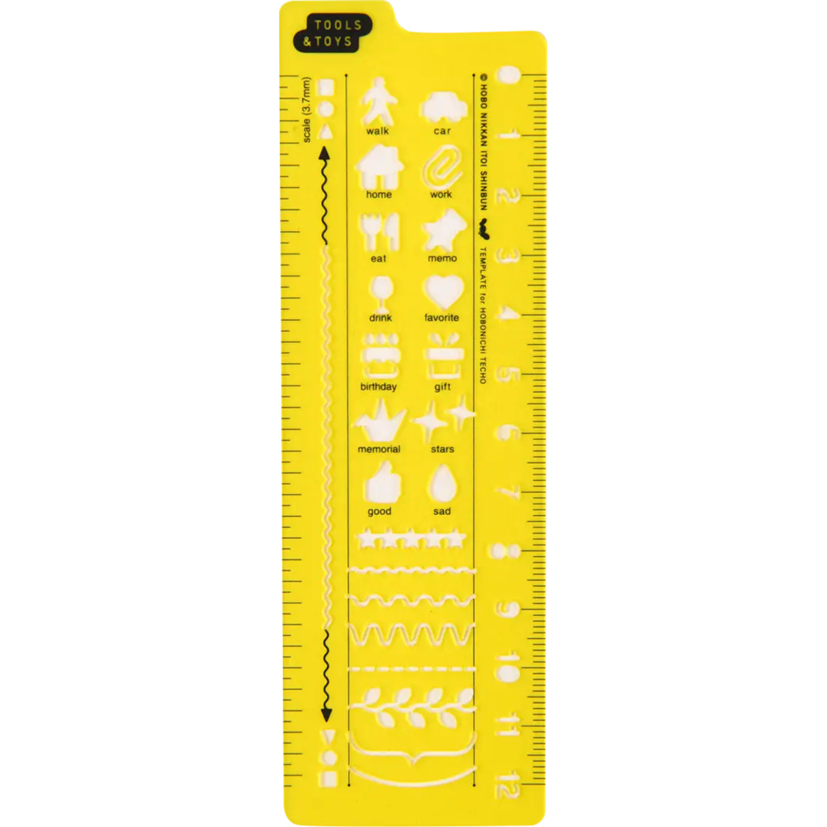 Hobonichi Stencil - Schedule-Pen Boutique Ltd