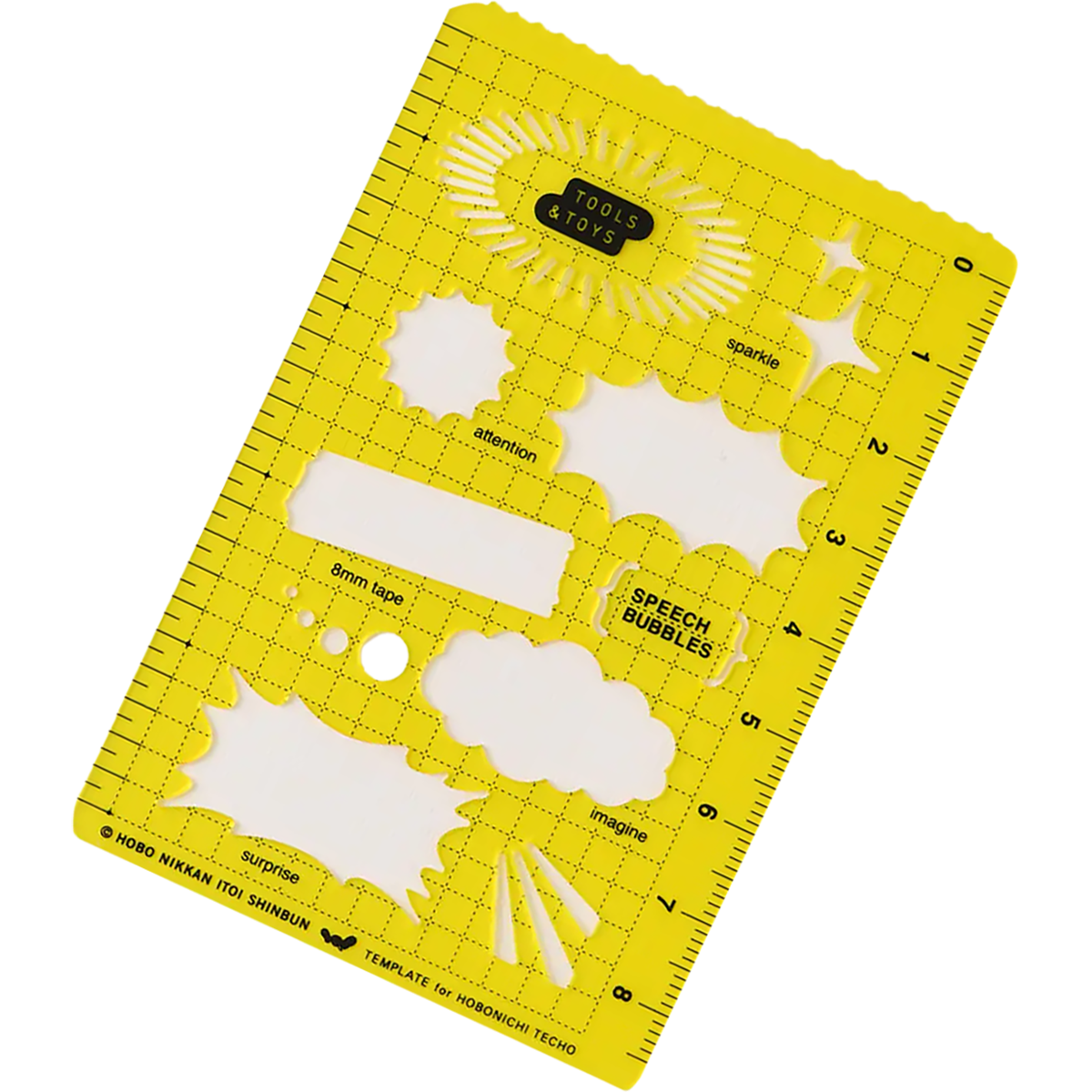 Hobonichi Stencil - Speech Bubbles-Pen Boutique Ltd