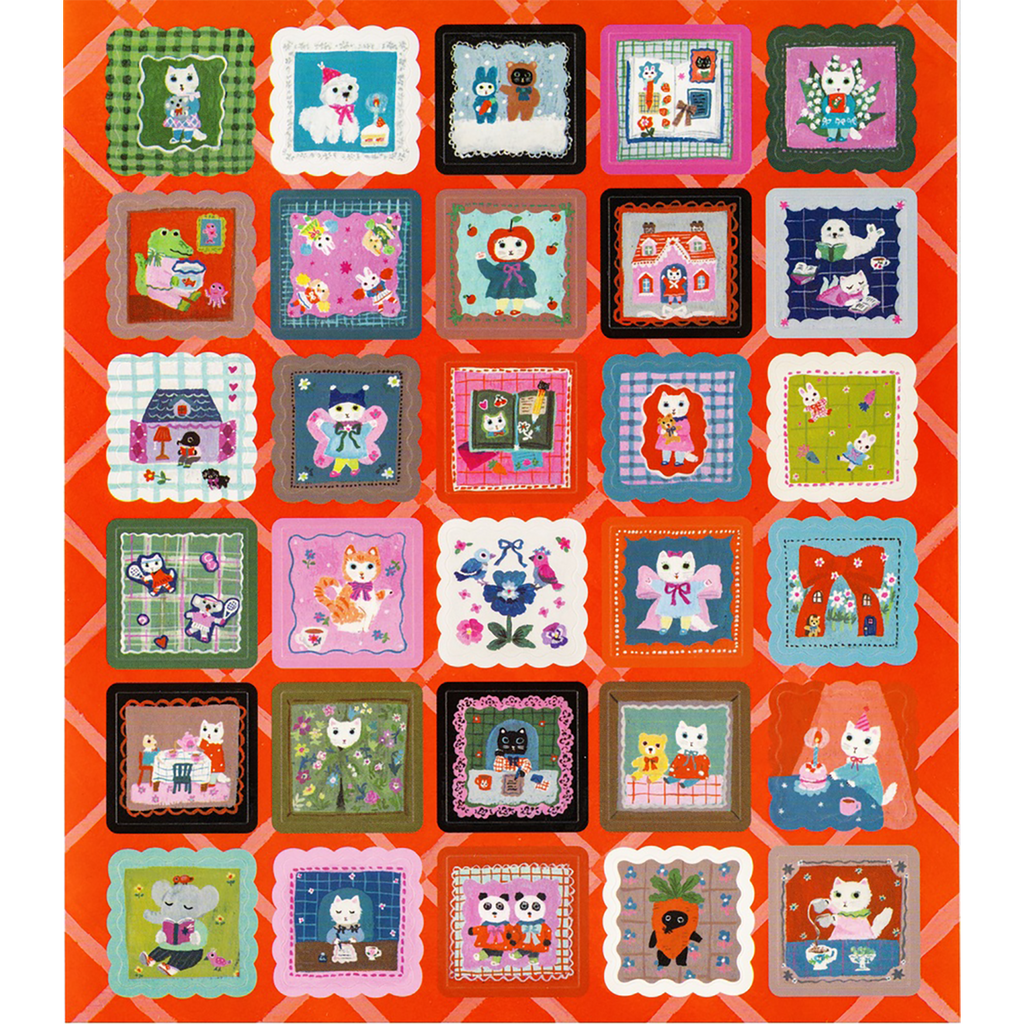 Hobonichi Stickers - Yumi Kitagishi: Daily Life of White Cat-Pen Boutique Ltd