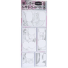 Hobonichi Sticky Notes - ONE PIECE Magazine: Sparkling Silver “Old Guys”-Pen Boutique Ltd