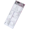 Hobonichi Sticky Notes - ONE PIECE Magazine: Sparkling Silver “Old Guys”-Pen Boutique Ltd