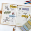 Hobonichi Sticky Notes - TSUKI no IRO (Shape)-Pen Boutique Ltd