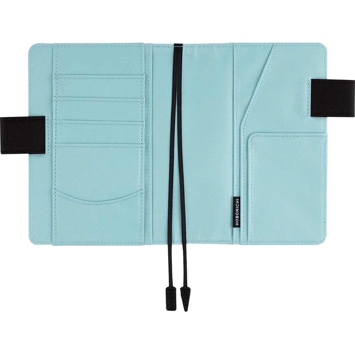 Hobonichi Japanese Book & Cover - Black x Clear Blue - A6 (April Start) - Pen Boutique Ltd