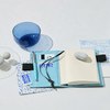 Hobonichi Japanese Book & Cover - Black x Clear Blue - A6 (April Start) - Pen Boutique Ltd