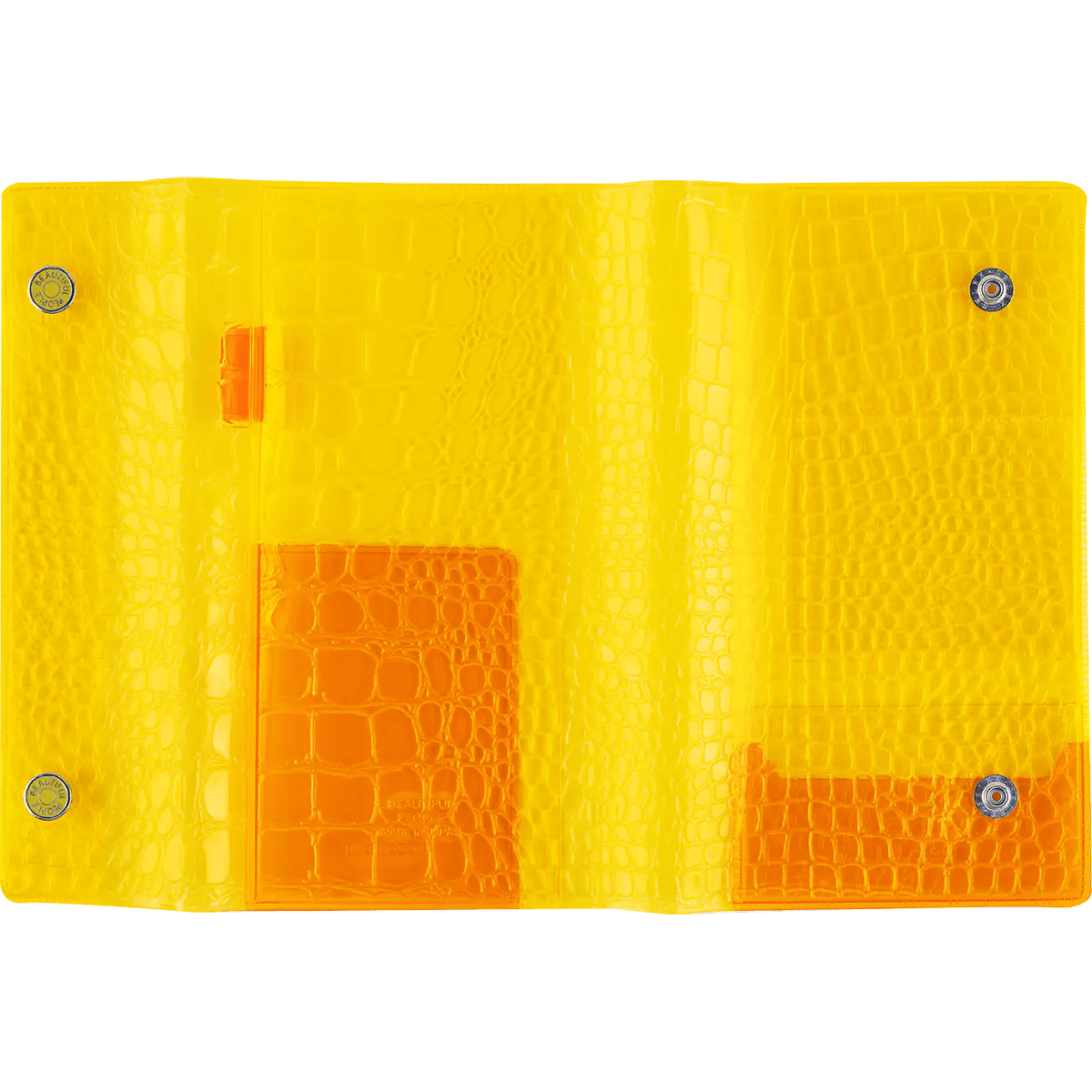 Hobonichi Weeks Cover - Beautiful people: Nothing to Hide - Yellow - Pen Boutique Ltd
