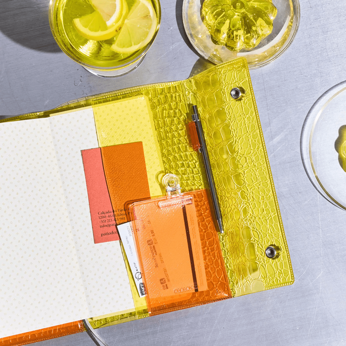 Hobonichi Weeks Cover - Beautiful people: Nothing to Hide - Yellow - Pen Boutique Ltd