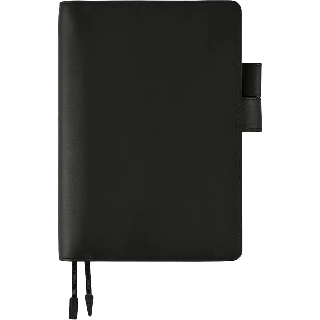 Hobonichi English Book & Cover - Leather: TS Basic - Black - A5 (January Start)-Pen Boutique Ltd