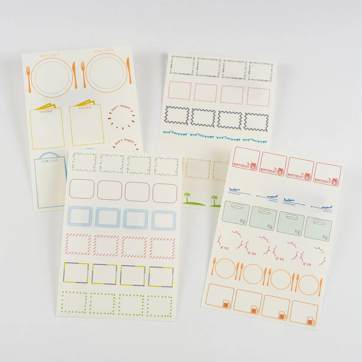 Hobonichi Frame Stickers-Pen Boutique Ltd