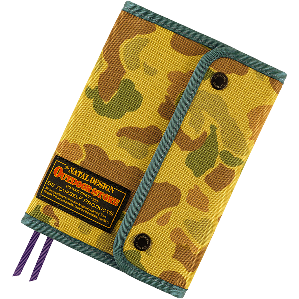 Hobonichi Japanese 2027 Book & Cover - Natal Design: Hello New Day! (Camo) - A6-Pen Boutique Ltd