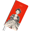 Hobonichi Light Hard Cover Japanese Book - ONE PIECE Magazine: Straw Hat Luffy - Red - Tall & Slim (Weeks - January Start)-Pen Boutique Ltd
