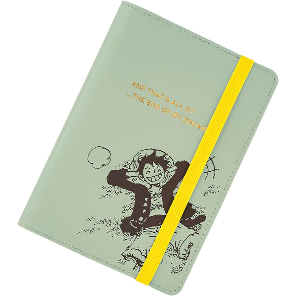 Hobonichi Original English Book & Cover - ONE PIECE Magazine: End of Luffy’s Dream - Mint Green - A6 (January Start)-Pen Boutique Ltd