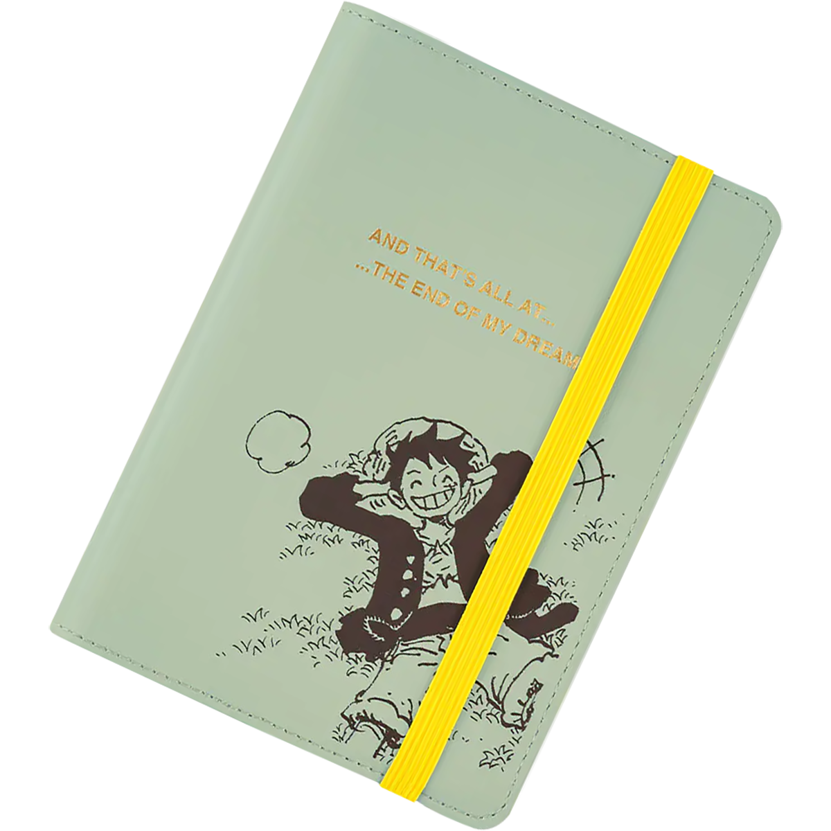 Hobonichi Original English Book & Cover - ONE PIECE Magazine: End of Luffy’s Dream - Mint Green - A6 (January Start)-Pen Boutique Ltd